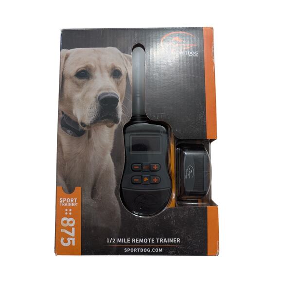 SportDOG SportTrainer 875 Collar and Remote Trainer  1/2 Mile Range Black NEW - Picture 1 of 8